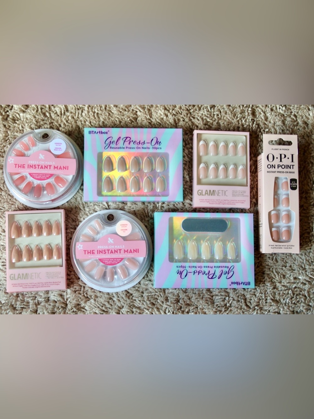7-Piece Press-On Nail Bundle 💅✨ New in Packaging